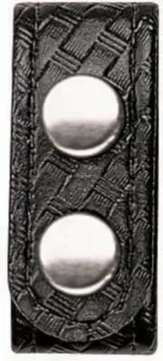 Bianchi 7906 Belt Keeper - 4 pack - Basket Black, Brass 22187