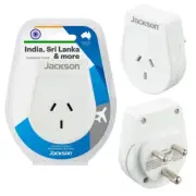 Jackson Outbound Travel Adaptor AUS/NZ To India , Sri Lanka & More
