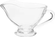 BEBEMOKO Glass Sauce Boat Sauce Cup Condiment Bowl Gravy Dispenser Restaurant Tableware