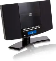 Radio CD Player for Home with Speakers, Wall Mounted CD Player or Desktop Stand