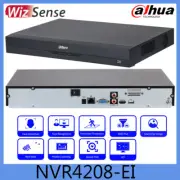 Dahua NVR4208-EI 16 MP 8CH IVS 1U 2HDDs WizSense Network Video Recorder H.265+