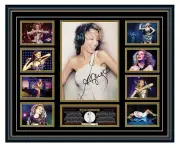 KYLIE MINOGUE FEVER SIGNED POSTER LIMITED EDITION FRAMED MEMORABILIA