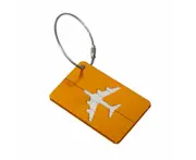 Cards Luggage Tag Aluminum Travel Baggage Suitcase Label - Gold