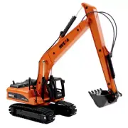 1:50 Excavator Digger Truck Diecast Construction Toys Vehicle for Boys Orange