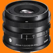 Sigma 45mm f/2.8 DG DN Contemporary Lens for Sony E - Brand New