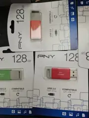 Brand New PNY 128GB USB 2.0 Compatible 3.0 Flash Drive P-FD128ODM-GE