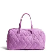 Vera Bradley Large Travel Duffel Bag Iris Orchid Luggage Tote Carry On