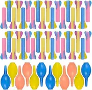 ArtCreativity Foam Rocket Launchers, Set of 12, Each Set with 1 Squeeze Launcher and 3 Foam Rockets, Assorted Colors, Fun Summer Outdoor Toys, Great Goodie Bag Fillers, Party Favors & Prizes for Kids