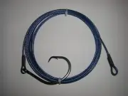 1 x 2.3MM [650 lb] 5 METRE COATED SHARK TRACE WITH 20/0 CIRCLE HOOK