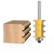 1/4" Shank Bead Triple Router Bit Cutters for Woodworking Cutter Wookwork Tools