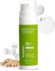 [Conscious Chemist] 2% Salicylic Acid Serum | 30ml | Face Serum for Acne, Blackheads & Open Pores, Reduces Excess Oil & Bumpy Texture, BHA Based Exfoliant for Acne Prone or Oily Skin - Flashfix