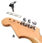 Grip-Lock Vintage 6 Inline Staggered Closed 8.5mm Tuners with Universal Mount...