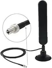 KMLPJP Indoor 13dBi TS9 Connector 3G Modem External Antenna(Black) for (Color : Black)