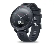 Heart Rate Blood Pressure Monitor Real-time Weather Temperature Reminders Mechanical Hands Smart Watch-Blue