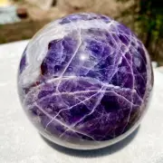 3.3LB Natural Dream Amethyst Ball Quartz Crystal Polished Sphere Reiki
