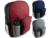 Unisex Canvas Backpack Rucksack by Spirit Sport School Work Gym Water Bottle