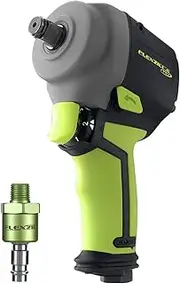 [Flexzilla] Pro Mini Impact Wrench, 1/2" Drive, with High Flow Ball Swivel Plug - AT1475FZ
