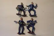 THE BEATLES PLASTIC FIGURES in EXCELLENT CONDITION ORIGINAL c1966 NO DAMAGE