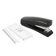 Black Stapler Set by B2C™, 20 Sheet Capacity, w/1250 staples