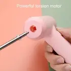 (Pink) Electric Whisk Household Milk Frother Cream Whipper Wireless Usb Coffe