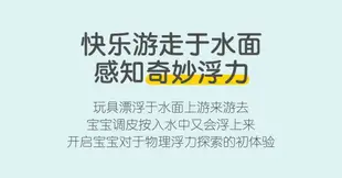 寶寶洗澡玩具兒童游泳戲水萌趣鴨子男孩女孩抖音嬰兒玩水小黃鴨