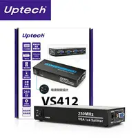 在飛比找樂天市場購物網優惠-(現貨)Uptech登昌恆 VS412 4-Port VGA