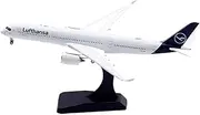 Pre-Built Model Aircraft 16CM 1/400 Large Scale Die-cast Airplane for Lufthansa B350-900 D-AIXO Landing Gear Detachable Aircraft Miniature Airplane Model