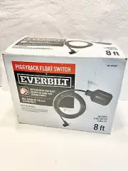 Piggyback Sump Pump Float Switch W/ 8 ft Cord New EVERBILT 1001 098 860 EBFSWPB