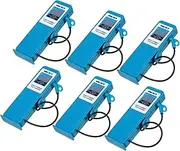 WESIEVYA 6pcs Miniature Car Charging Station Model Realistic Traffic Scene Playset for Educational Highway Road Simulation for Family Interaction and Learning