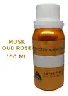 Anfar Musk Oudh Rose Concentrated Perfume Oil 100 ml Attar/Ittar Oil