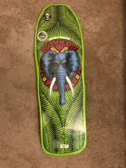 Powell Peralta Mike Vallely ELEPHANT Skateboard Deck Lime RARE bones brigade