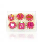 50PCS 10x7x2 inches Clear Cookie Boxes Strawberry Boxes Bakery Boxes Macaron ...