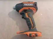 RIDGID 18V Lithium-Ion Cordless Brushless 1/4 -inch Impact Driver R86038