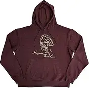 [Rock Off officially licensed products] Billie Eilish Hoodie Happier Than Ever Logo Official Unisex Brown Pullover XXL