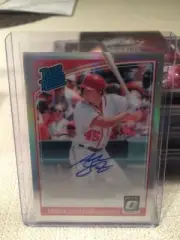 2018 optic prizm ref rc auto on card andrew stevenson nationals free shipping
