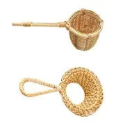 Bamboo Tea Strainer Tea Infuser Tea Colander,Handmade,Fine Mesh,Creative Sturdy