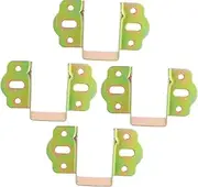 ETHZZLE Elegant Functional Bed Hardware 4pcs Bed Rail Bracket Buckle Heavy Duty Bed Frame Hardware