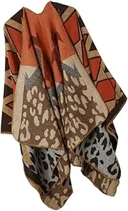[Holibanna] Oversized Shawl Open Front Cloak Shawl Warm Cape Winter Cape Blanket Ladies