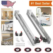 Full Extension Soft-Close Undermount Drawer Slides - 21 Inch, 1 Pair for 80 lbs