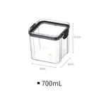 Food Storage Container Lockable Box 700ML Airtight Kitchen Cereal Organiser Jar