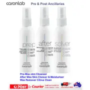 3Pcx125m Caronlab Pre & Post Wax After Wax Skin Cleanser Wax Remover Citrus