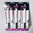 Pack of 3 L'Oreal Paris Infallible Paints Liquid Eyeliner, White Party 310