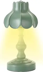 Desk Lamp | Rechargeable Night Light Flower Table Lamp | Touch Sensor Dimmable Nursery Nightlight for Desk, Bedrooms, Living Room, Nursery