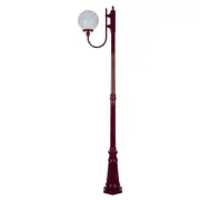 Lisbon Post Light Up Bracket H2250mm W250mm Burgundy Aluminium - 15724