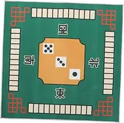 LRXIYODE 1PC Square Mahjong Table Cloth Mahjong Mat with Sound Insulation for Board Games Poker and Domino Use Material with Backing