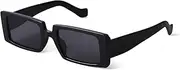 [ADE WU] Rectangle Sunglasses Women Fashion Sunglasses Square Narrow Frame