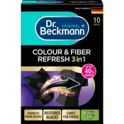 Dr Beckmann Colour & Fibre Refresh Laundry Sheets Black 10 pack
