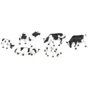 Bachmann 33103 Cows Black / White HO Scale