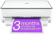 HP Envy 6020e All in One Colour Printer with 3 Months of Instant Ink Included with HP+, White