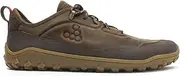 [vivobarefoot] Tracker Leather Low Mens Barefoot Hiking | Waterproof, Lightweight & Puncture Resistant | All Weather & Terrains | Wide Fit Grounding Shoes | Bracken